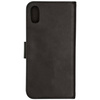 Etui Folio Case do iPhone X czarne eko skóra