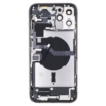 do iPhone 12 Pro Max obudowa ramka korpus tył czarny demontaż A- uzbrojony