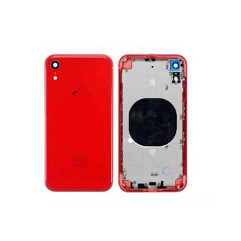 do iPhone XR obudowa ramka korpus przyciski tył czerwony