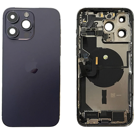 do iPhone 14 Pro obudowa ramka korpus tył fioletowy demontaż A- uzbrojony