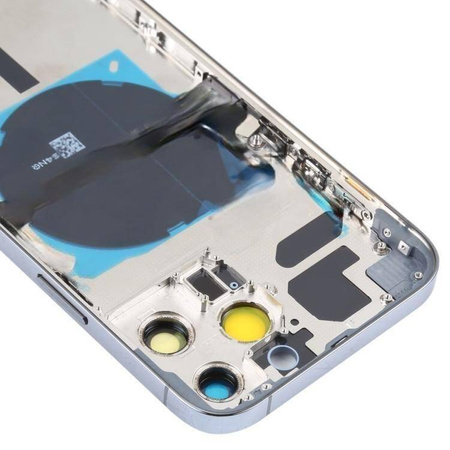 do iPhone 13 Pro Max obudowa ramka korpus przyciski MagSafe tył niebieski