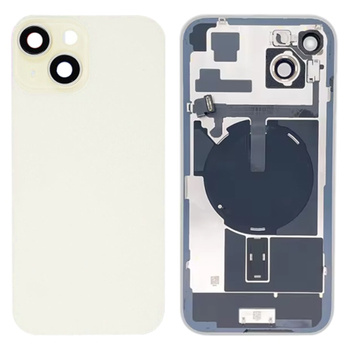 iPhone 15 Plus klapka baterii zółta demontaż