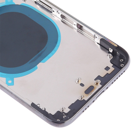 do iPhone X obudowa ramka korpus przyciski tył czarny