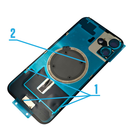 do iPhone 16 Plus klapka baterii czarna