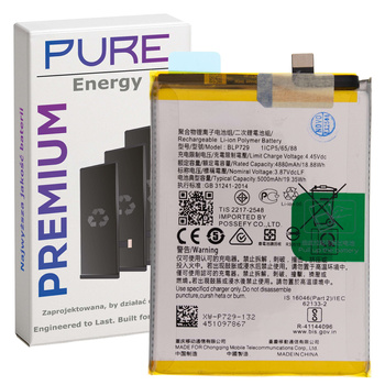 Bateria Pure Energy do Realme 5 5i C21 bateria BLP729 5000mAh
