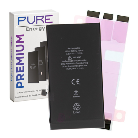 do iPhone 12 / 12 Pro bateria powiększona Pure 3320 m