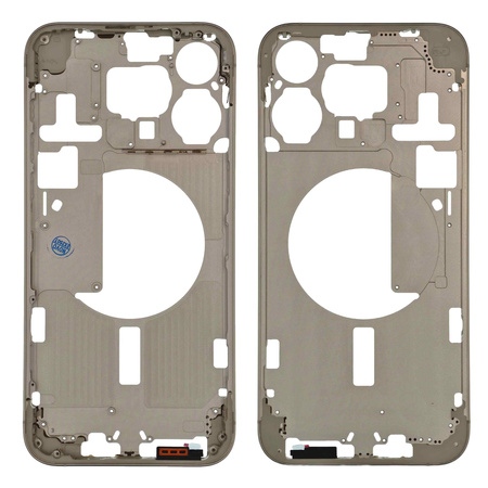 do iPhone 15 Pro Max korpus ramka obudowa środkowa przyciski biały