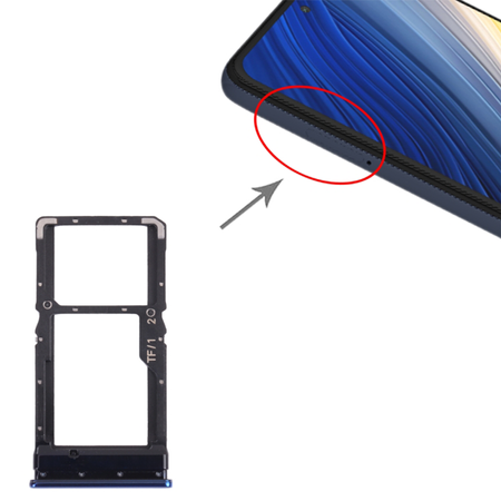 do Poco X3 X3 Pro szufladka sim tacka niebieska