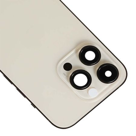 do iPhone 14 Pro obudowa ramka korpus przyciski MagSafe tył złoty