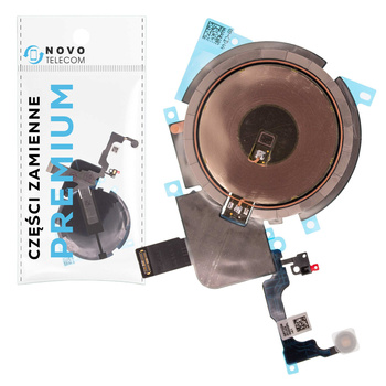 Taśma cewka MagSafe indukcja mikrofon Flash LED do iPhone 15 Pro Max flex