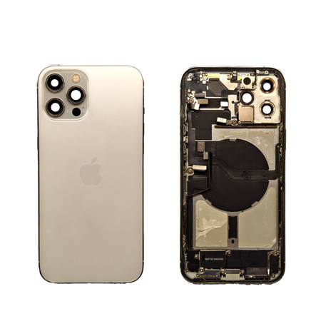 do iPhone 12 Pro Max obudowa ramka korpus tył biały demontaż A- uzbrojony