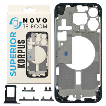 do iPhone 15 Pro Max korpus ramka obudowa środkowa przyciski czarny