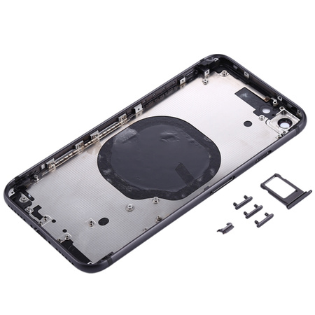 do iPhone 8 obudowa ramka korpus przyciski tył czarny