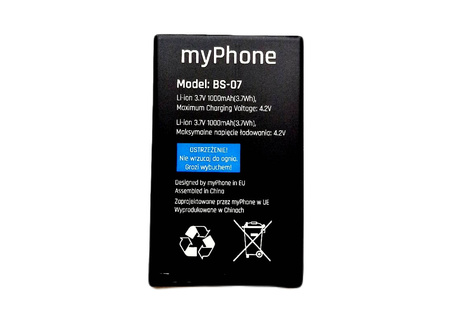 do myPhone 6300 Bateria 1000mAh BS-07
