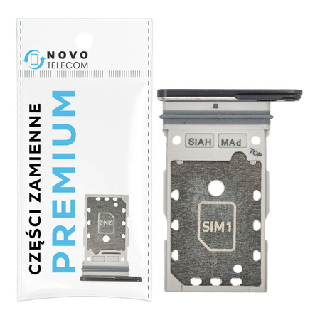 Tacka SIM do Samsung Galaxy S22 Ultra czarna szufladka