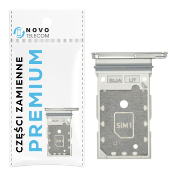 Tacka SIM do Samsung Galaxy S23 / S23+ kremowa szufladka