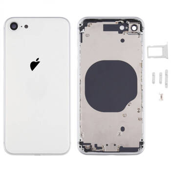 do iPhone SE 2020 obudowa ramka korpus przyciski tył biały