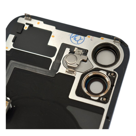 do iPhone 16 klapka baterii plecki panel szkło tył biały demont (grA)
