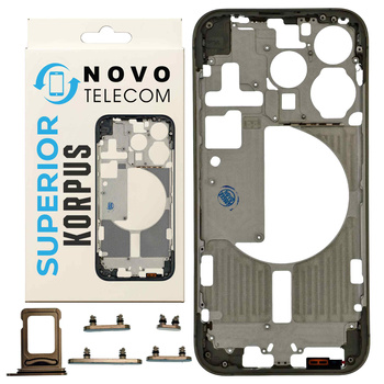 do iPhone 15 Pro korpus ramka obudowa środkowa przyciski naturalny