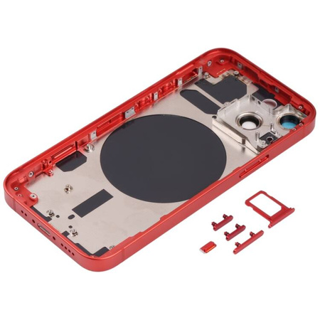 do iPhone 13 mini obudowa ramka korpus przyciski MagSafe tył czerwony