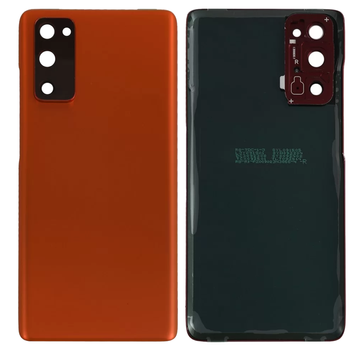 do Samsung S20 FE klapka + oczko kamery czerwona