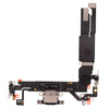 Złącze ładowania taśma dock port USB C mikrofon do Apple iPhone 16 czarne OEM