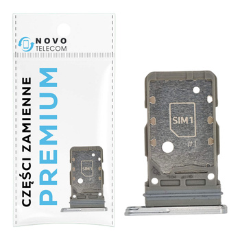Tacka SIM do Samsung Galaxy S21 Ultra srebrna szufladka