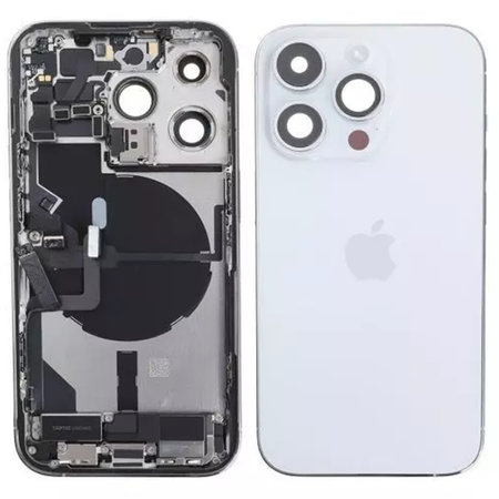 do iPhone 14 Pro obudowa ramka korpus tył biały demontaż A- uzbrojony