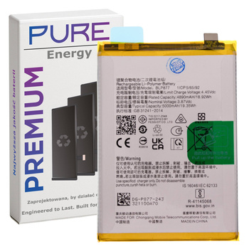 Bateria Pure Energy do Realme 8 8i C35 C33 C31 bateria BLP877 5000mAh