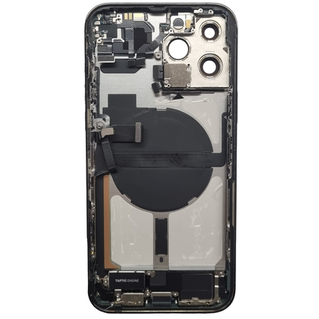 do iPhone 13 Pro obudowa ramka korpus tył czarny demontaż A- uzbrojony