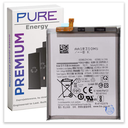 Bateria Pure Energy do Samsung Note 20 Ultra EB-BN985ABY 4500mAh