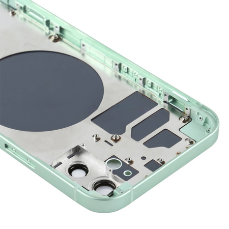 do iPhone 12 obudowa ramka korpus przyciski MagSafe tył zielony