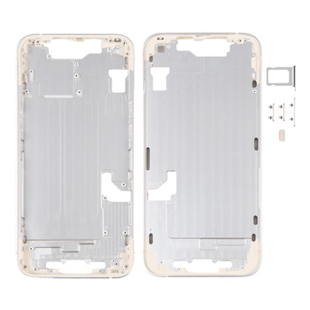 do iPhone 14 korpus ramka obudowa środkowa przyciski biały