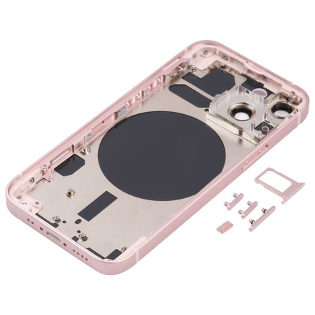 do iPhone 13 mini obudowa ramka korpus przyciski MagSafe tył różowy