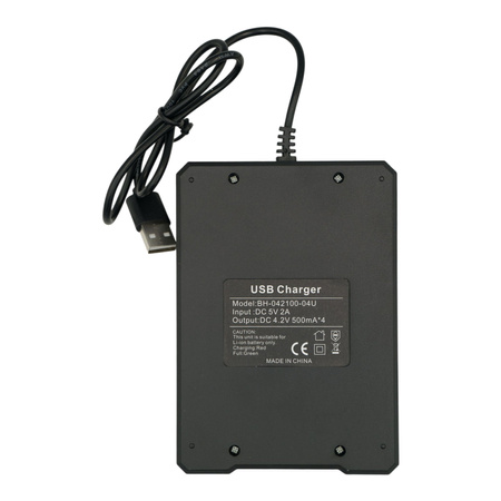Ładowarka do Ogniw Baterii Akumulatorów 18650 3,7V USB