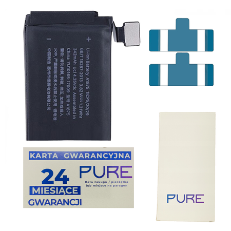 do Apple Watch 3 42mm bateria 352 mAh
