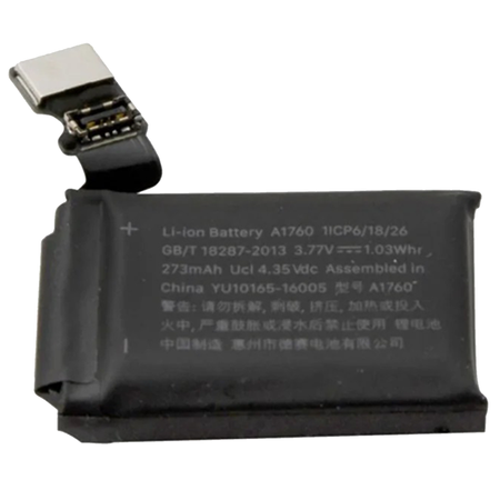 do Apple Watch 2 38mm bateria 273mAh