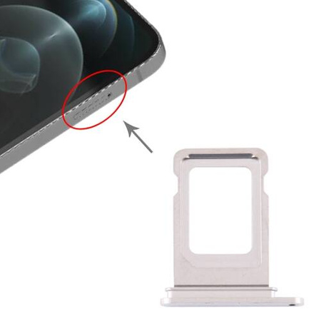 do iPhone 12 Pro szufladka sim tacka srebrna