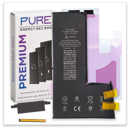 do iPhone 11 Pro bateria powiększ 3480 mAh bez BMS
