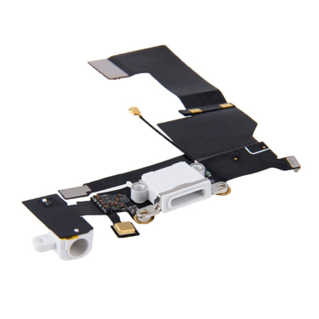 do iPhone 5S złącze ładowania biała taśma