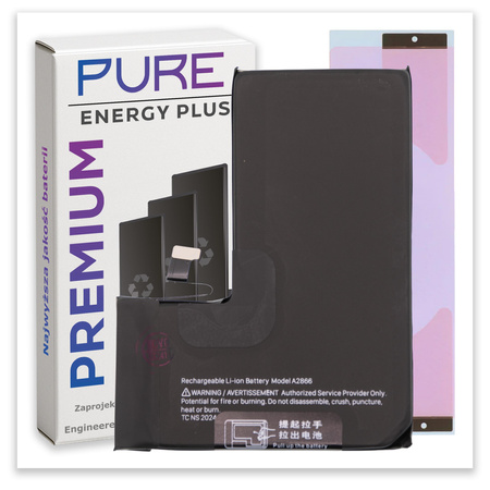Bateria do iPhone 14 Pro Świeża Większa PURE Energy Plus Akumulator 3400mAh