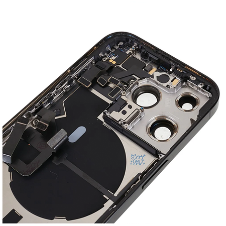 do iPhone 14 Pro obudowa ramka korpus tył czarny demontaż A- uzbrojony
