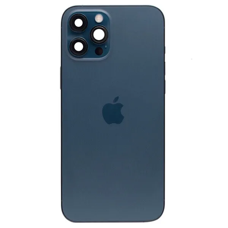 do iPhone 12 Pro Max obudowa ramka korpus tył niebieski demontaż A- uzbrojony