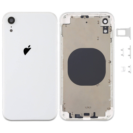 do iPhone XR obudowa ramka korpus przyciski tył biały