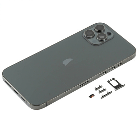 do iPhone 12 Pro Max obudowa ramka korpus przyciski MagSafe tył szary
