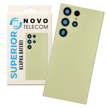 do Samsung S23 Ultra klapka baterii plecki szkło tył limonkowa Lime