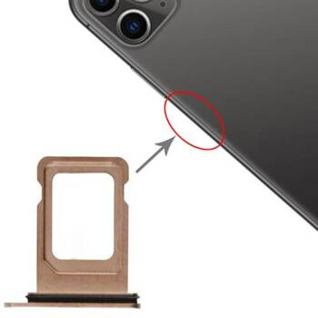 do iPhone 11 Pro  / 11 Pro Max szufladka sim tacka złota