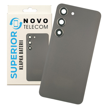 do Samsung S23+ klapka baterii plecki szkło tył czarny Phantom Black