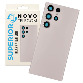 do Samsung S23 Ultra klapka baterii plecki szkło tył lawendowa Lavender