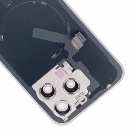 iPhone 15 Pro Max klapka baterii biała demontaż